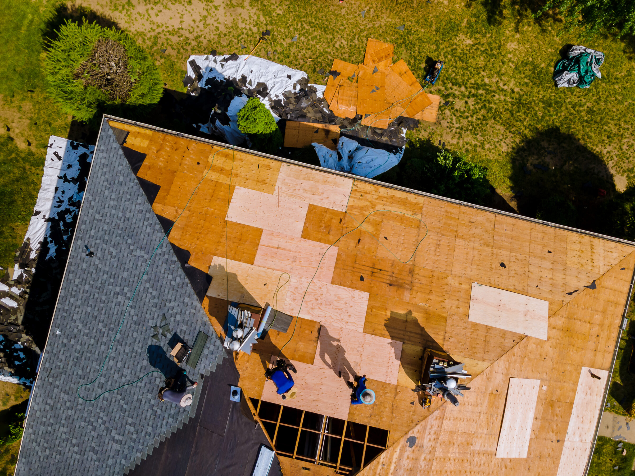 roof repair after hail storm